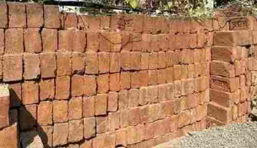 Size 6 Inch Rectangular Solid From Red Clay Bricks 