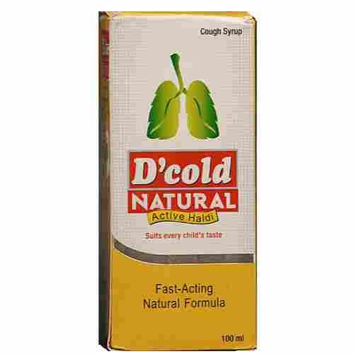  D Cold Natural Syrup For Cough Syrup 