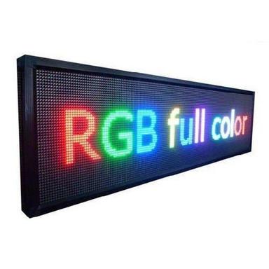 Led Sign Running Message Text Led Display Board Body Material: Mild Steel