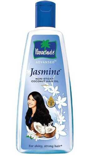 Transparent Non Sticky Shiny And Strong Hair Parachute Advanced Jasmine Coconut Oil