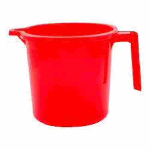 Long Lasting Term Service Unbreakable Strong Plain Red Plastic Bath Mug