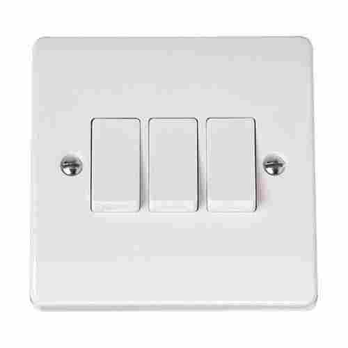 Made With Real Material Stylish White Philips Modular 1 Way Electrical Switches