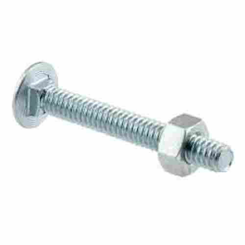 Heavy Duty Corrosion And Rust Resistance Strong Long Lasting Silver Stainless Steel Carriage Bolt