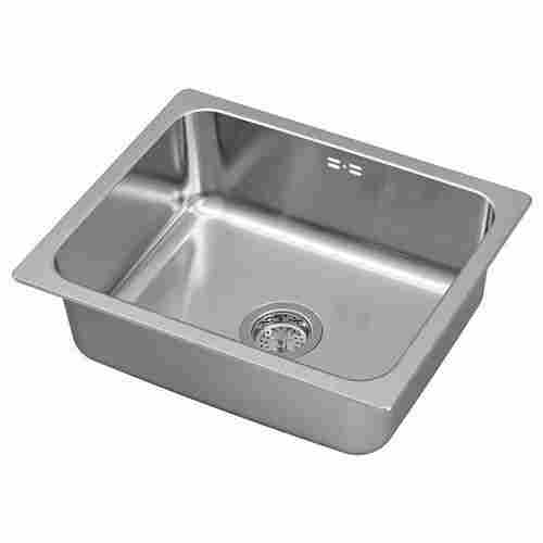 Corrosion Stainless Steel Silver Coated Resistance Single Bowl Kitchen Sinks