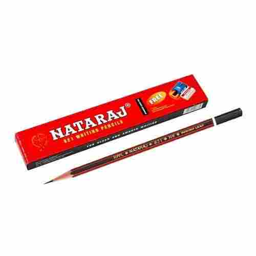 Dark Tip Red And Black Smooth Bold Strong Handwriting Nataraj Pencil