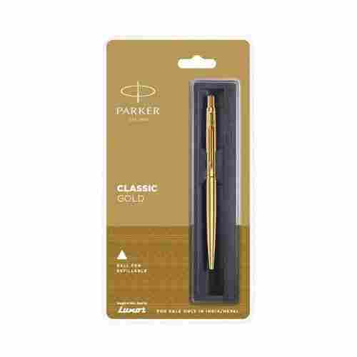 Fashionable Shape And Smooth Writting Classic Gold Ball Parker Pens