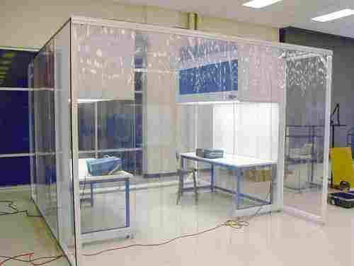Portable Clean Room, 90 Mm Thickness, Glass And Stainless Steel Room Material