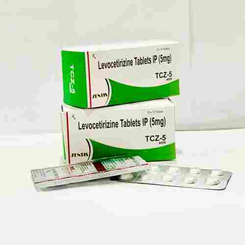 TCZ-5 Levocetirizine Dihydrochloride 5 MG Tablets, 10x10 Blister Pack