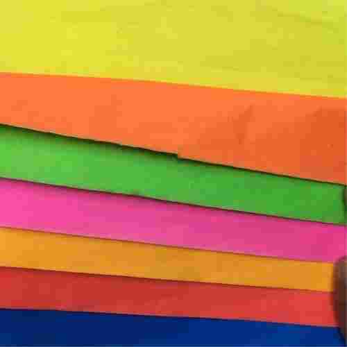 100 Sheets 2mm Thickness 75 Gsm Plain Fluorescent Colored Paper
