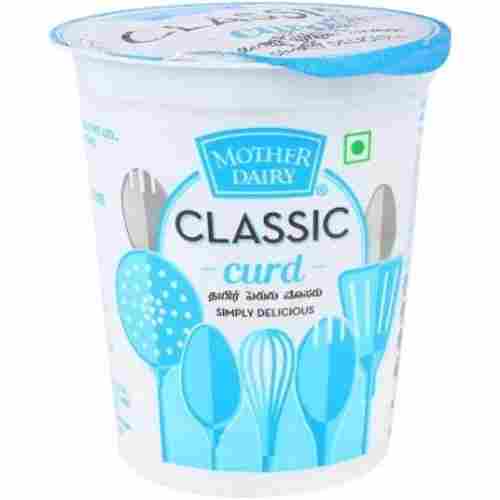400 Gram A Grade Healthy Tasty White Mother Dairy Toned Classic Curd