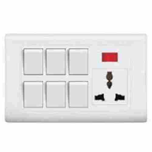 Light Weight Unbreakable White Modular Electrical Switch