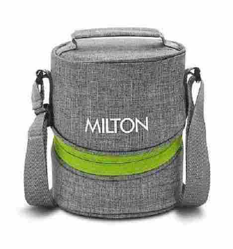 3 Pieces Set 245 Gram Stainless Steel Grey Milton Tiffin Box With Fabric Bag