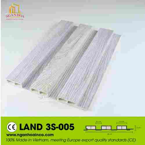 Uni Color Pvc Plastic Corrugated Cladding Panel For Decorate Ceilings And Walls