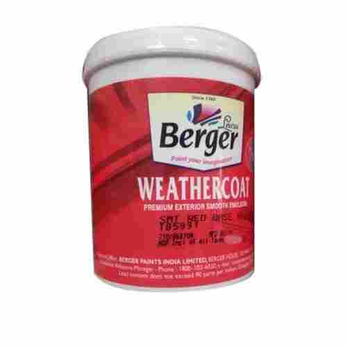 1 Liter Red Base Berger Weather Coat Exterior Emulsion Paint