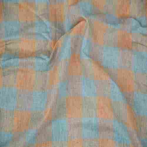 GSM 120 Width 44 Inch 100% Pure Cotton Multicolor Check Fabric