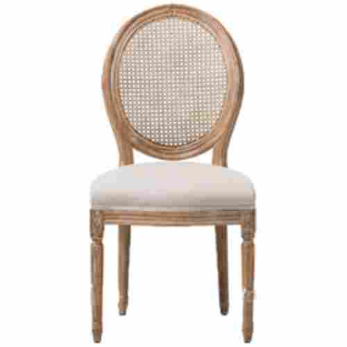 High Strength Wooden Cane Wood Dining Chairs Without Armrest
