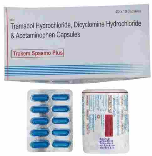 Hydrochloride Dicyclomine Hydrochloride And Acetaminophen Capsules, 20x10 Capsules