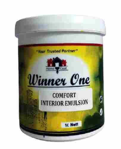Smooth And Glossy Acrylic Comfort Interior Emulsion Paint, 1 Liter