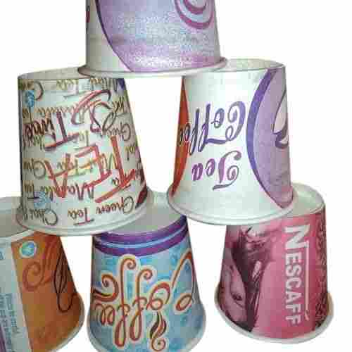  Use For Hot And Cold Beverages Disposable Printed Paper Cups, 55 Ml Size , Pack Of 100
