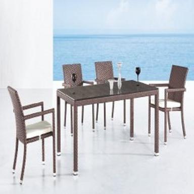 Cane Plastic CFI-017 Terrace Dining Chair And Table