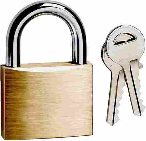 Brass Solid Body Padlock For Multi Purpose Use(Theft Protection)