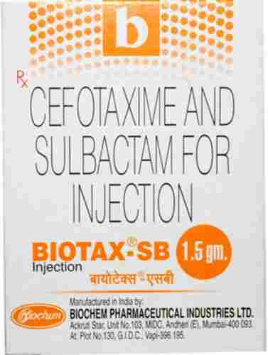 Cefotaxime And Sulbactam For Injection 1.5gm