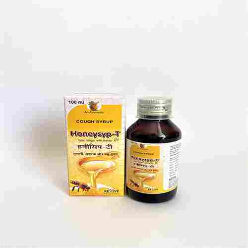 Honeysyp-T Ayurvedic Cough Syrup With Tulsi, Honey And Ginger Extract, 100ML