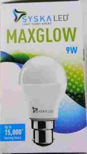 Related Power 9 Watt And 6 Inch Size Plastic Material Cool White Syska Led Bulb 