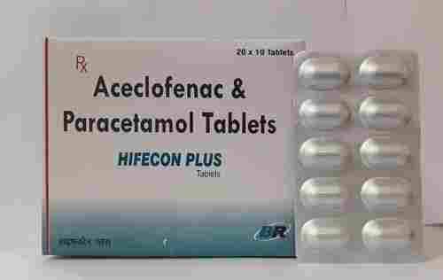 Aceclofenac And Paracetamol, Hifecon Plus Tablets