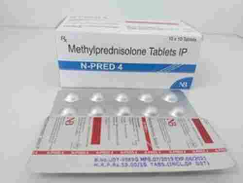 N Pred 4 Methylprednisolone Tablets, 4 Mg