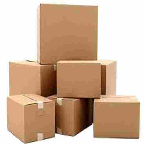 Recyclable And Biodegradable Square Plain Corrugated Packaging Box