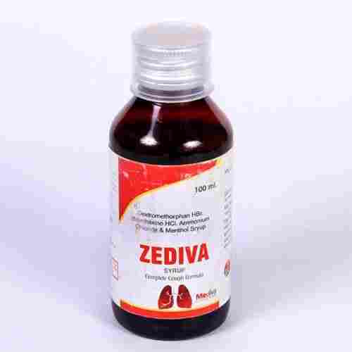 Dextromethorphan Bromhexine Ammonium Chloride Menthol Cough Syrup, Packaging Size: 100 mL