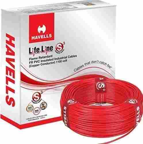 Havells Life Line Plus S3 HRFR Cable, Roll Length: 90 M, Wire Size: 1-3 Sqmm