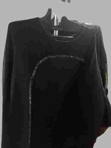 Black Color Arabic Abaya For Ladies