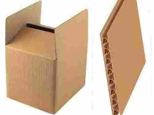 Light In Weight Reusable Brown 3 Ply Corrugated Box