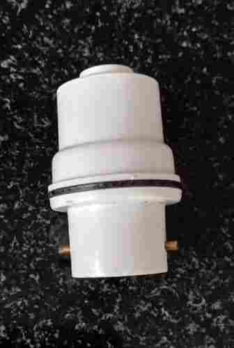 1 Plastic Single Electric Adaptor, For Electrical Fitting, White