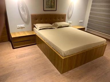 Side Unit Modular Wooden Bed With Anti Termite Properties