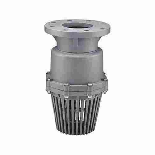 Gray Color Flanged PP Foot Valve