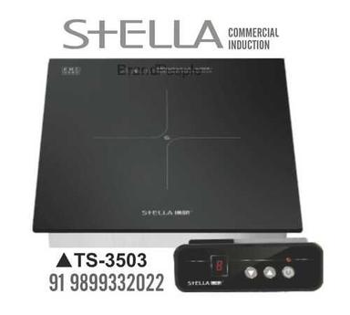 Black Stella Commercial Induction Cooker - Ts3503 3500 W