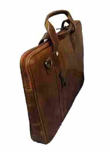 Tanned Leather Laptop Bag