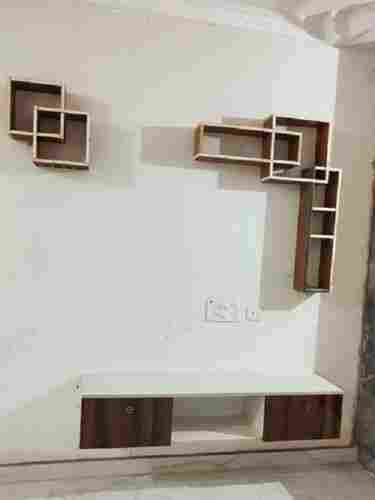 Brown Square Home Wooden Wall Shelves, 7