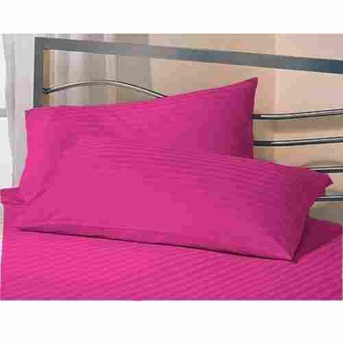 Rectangular Pink Printed Soft Cotton Pillow Cover