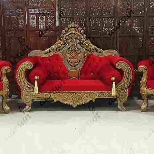 Color Coated Wedding Royal Sofa, 4.5 Feet Height And 2 Seating Capacity