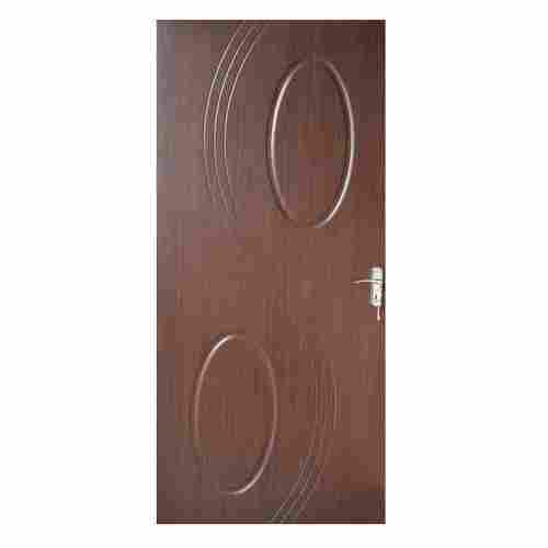 Stain Resistance Elegance Appearance Solid Brown Laminated Wooden Door