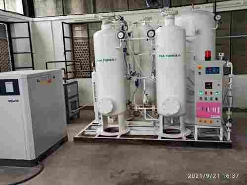 Semi Automatic Durable Long Lasting Steel White Oxygen Gas Plant