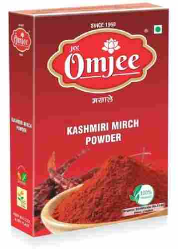 100% Pure And Organic Dried Blended Spice Omjee Kashmiri Red Chilli Powder 
