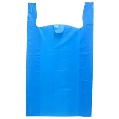 Blue Flexible Handle Recyclable Non-Toxic Plastic Carry Bag