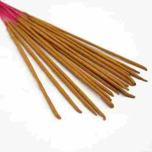 Natural Sandalwood Aroma Round Brownish Yellow Sandal Incense Sticks