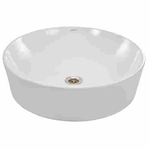Square Shape One Piece Ceramic Wash Basin For Hand And Face Washing