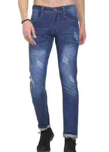 Tear Resistance Mens Washable Slim Fit Plain Casual Wear Denim Jeans (36 Inches)